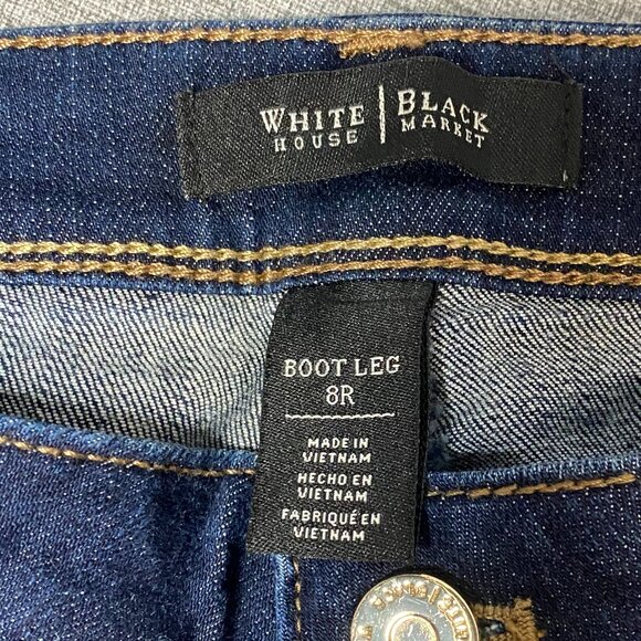 White House Black market boot leg jeans size 8R - Picture 6 of 12